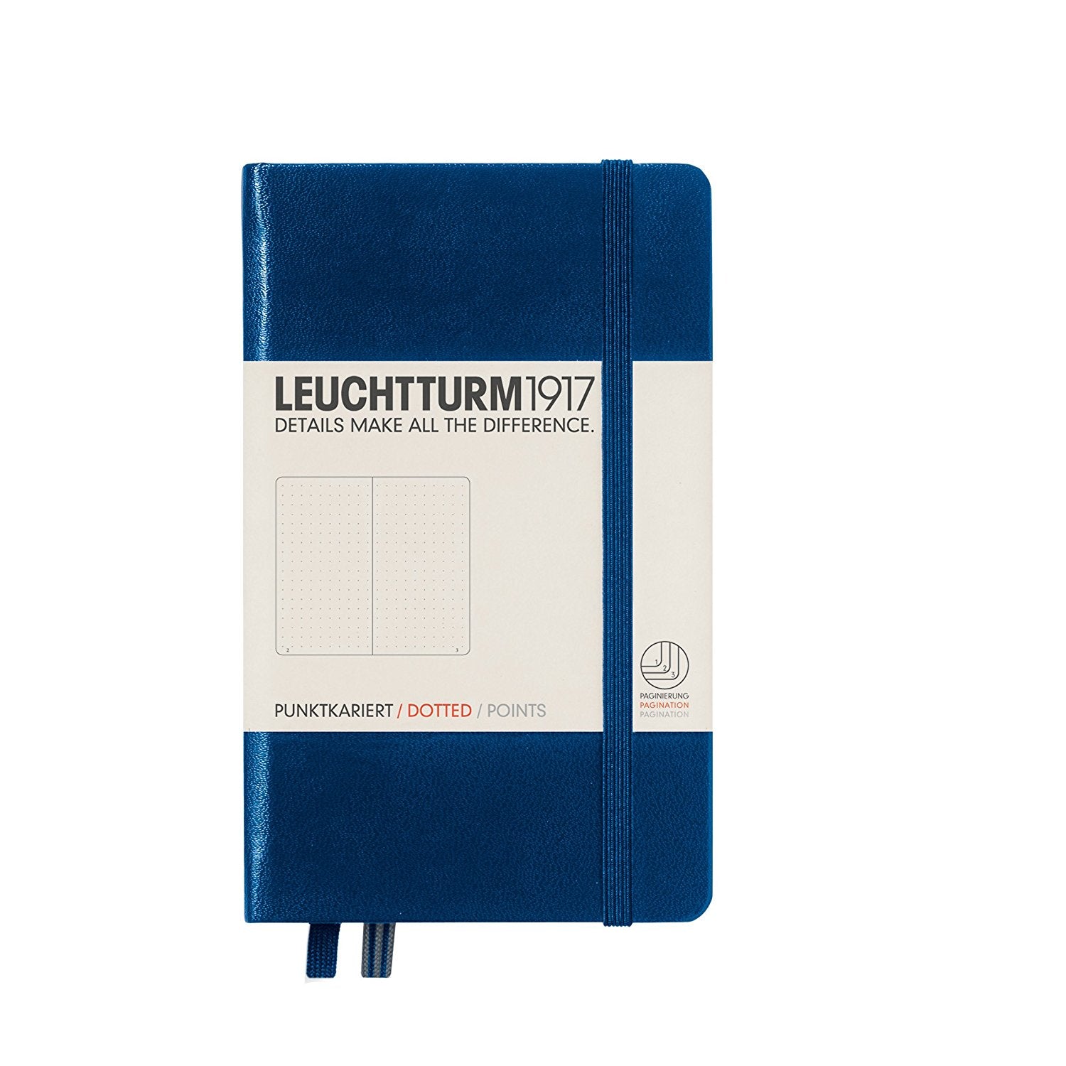 CAIET A6 PUNCTAT COPERTA RIGIDA ALBASTRU NAVY LEUCHTTURM CAIET A6 PUNCTAT COPERTA RIGIDA ALBASTRU NAVY LEUCHTTURM